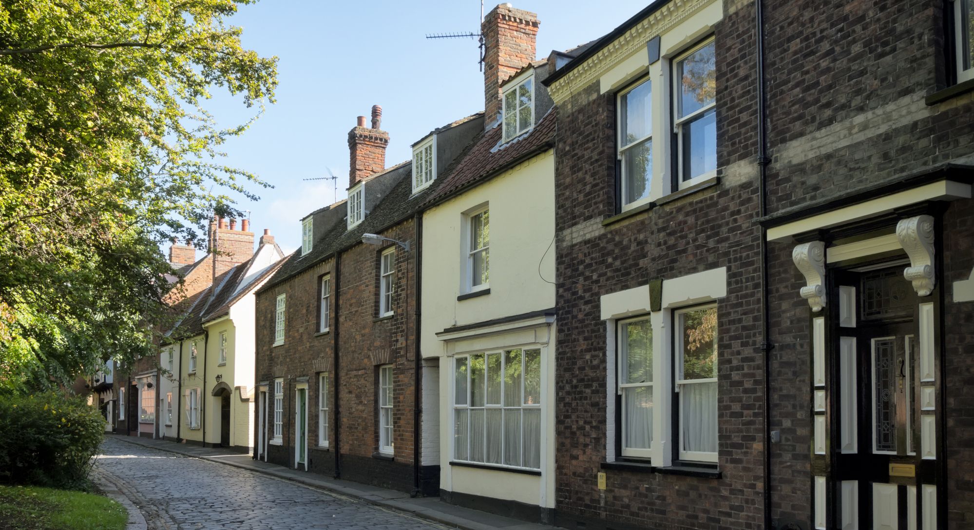 Old terraced houses