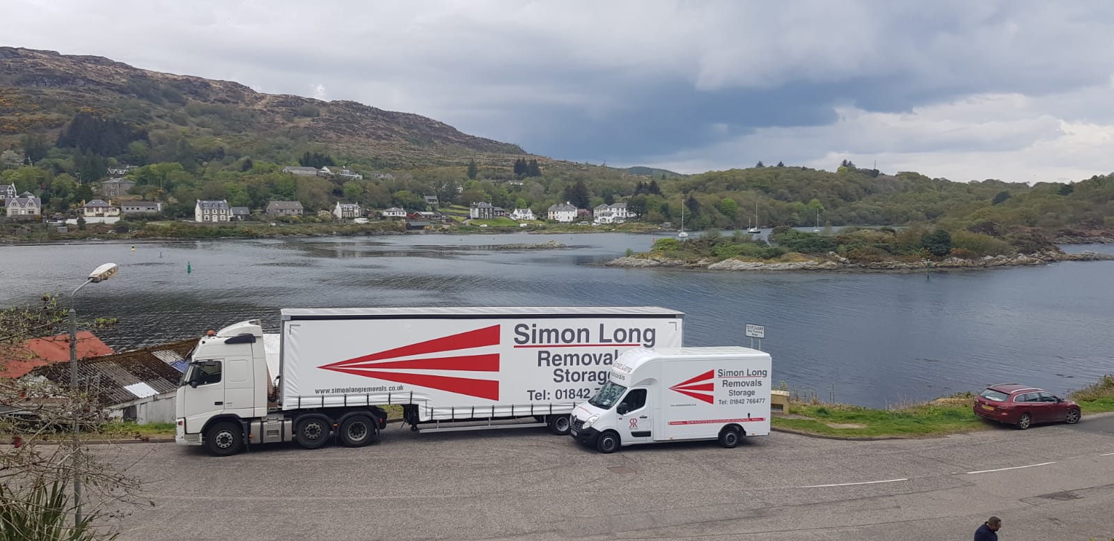 Simon Long Removals large lorry and removal van